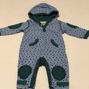 Jaxxwear Hooded One Piece Pima Cotton Romper